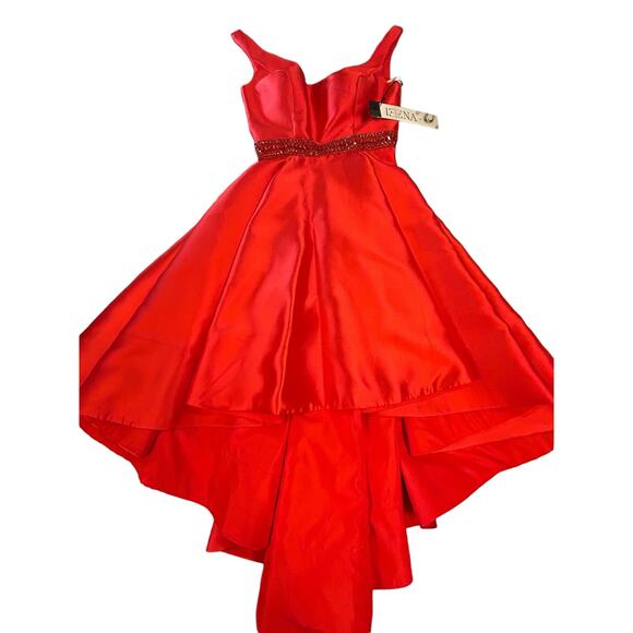 NWT IEENA for Mac Duggal Red Cocktail Dress - Size 0 - Picture 2 of 14